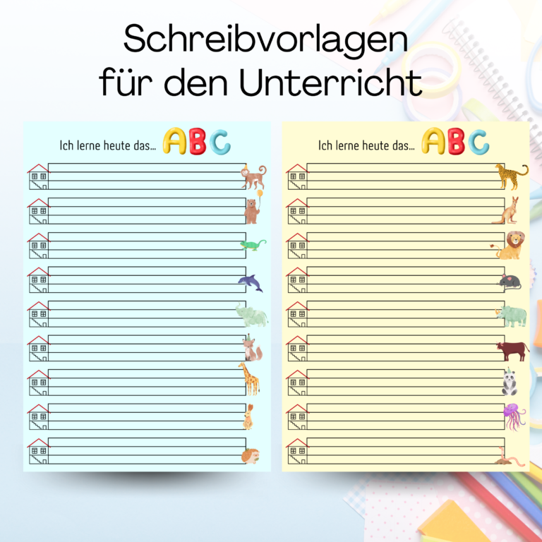 ABC Schreibvorlage, Alphabet schreiben üben - Scala Z Media